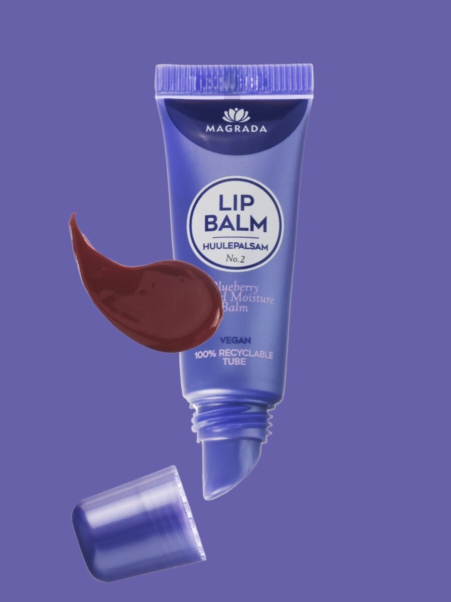 Tonuojantis lūpų balzamas „Blueberry“